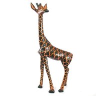 wooden giraffe for sale