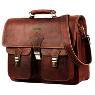 vintage leather briefcase for sale