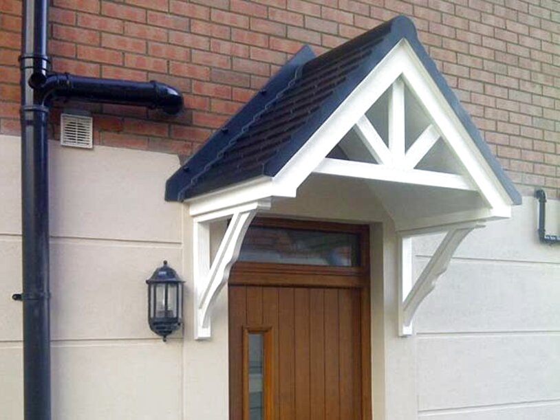 Second Hand Grp Door Canopy In Ireland, Wooden Front Door Canopy Ireland