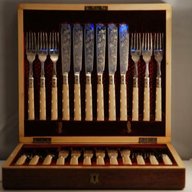 antique silver cutlery sets for sale