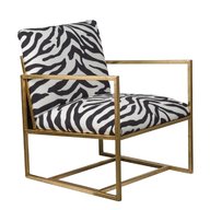 zebra print chair for sale