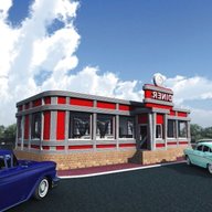 1950s american diner for sale