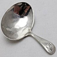 solid silver caddy spoon for sale