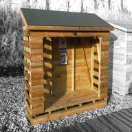 log storage shed for sale