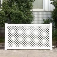 plastic trellis garden fence for sale