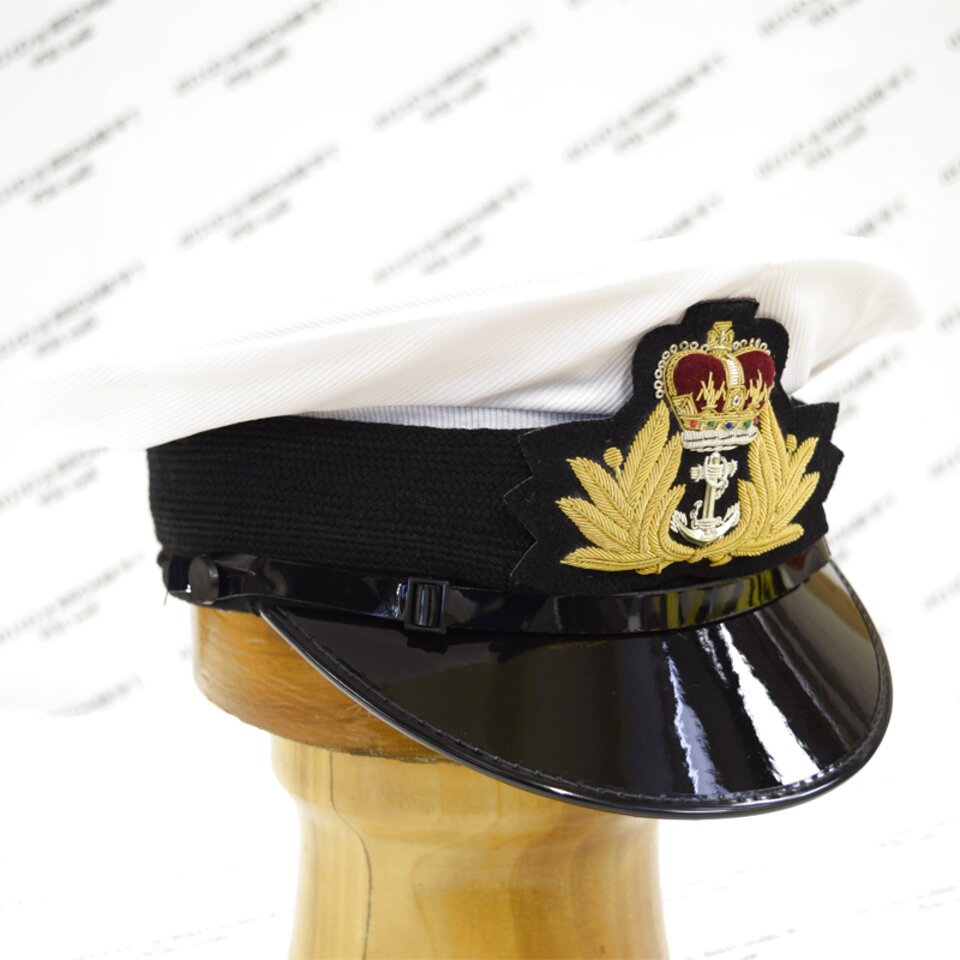 All sizes CPO PO Peaked Dress Cap/Hat Genuine British Royal Navy Officers