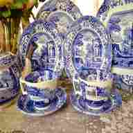 spode tea set blue for sale