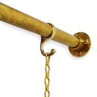 brass rail hooks for sale