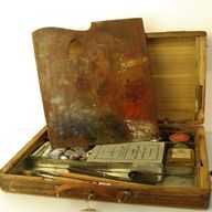 vintage paint box for sale