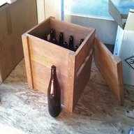 wooden bottle crate for sale