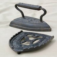 vintage cast iron iron for sale