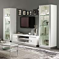 white gloss tv unit for sale