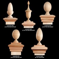 wooden finials fence for sale
