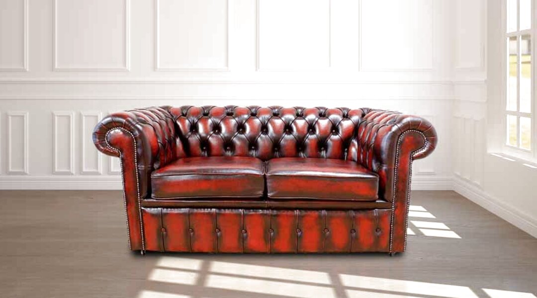 Second Hand Chesterfield Chair Off 54, Oxblood Leather Sofa