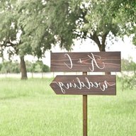wedding direction signs for sale