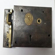 antique rim lock for sale