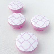 pink drawer knobs for sale