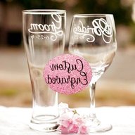 bride groom glasses for sale