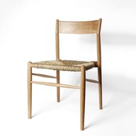 rush seat dining chairs for sale