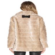 blonde faux fur coat for sale