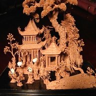 chinese cork carving for sale