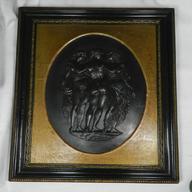 wedgwood black basalt plaque for sale