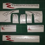 peugeot speedfight stickers for sale