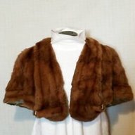vintage real fur stole for sale
