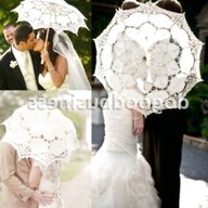wedding umbrella lace for sale