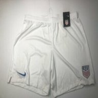 xl white football shorts for sale