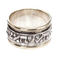 love silver spinning ring for sale