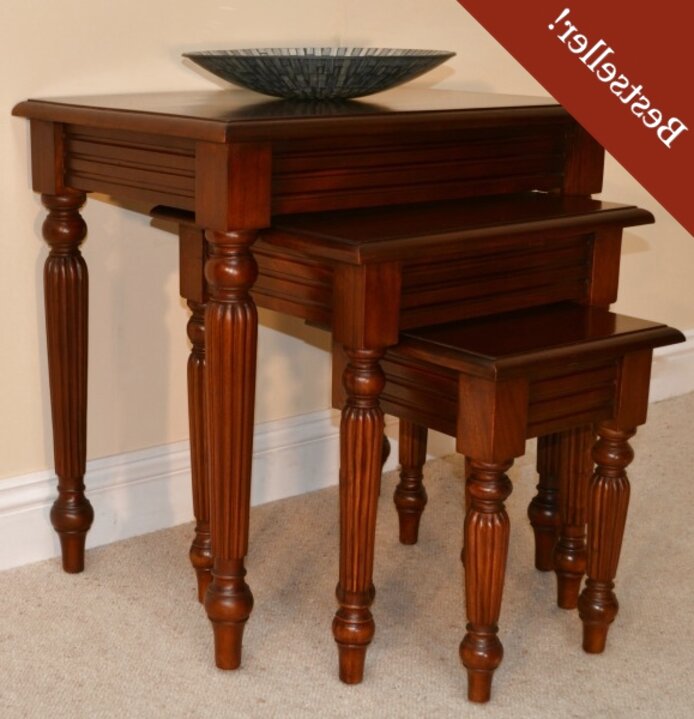 Second Hand Mahogany Nest Tables In, Second Hand Coffee Tables Ireland