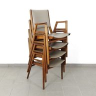 vintage stacking chairs for sale