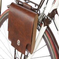 bicycle leather pannier for sale