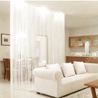 white string curtain for sale