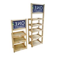 wooden display stands for sale